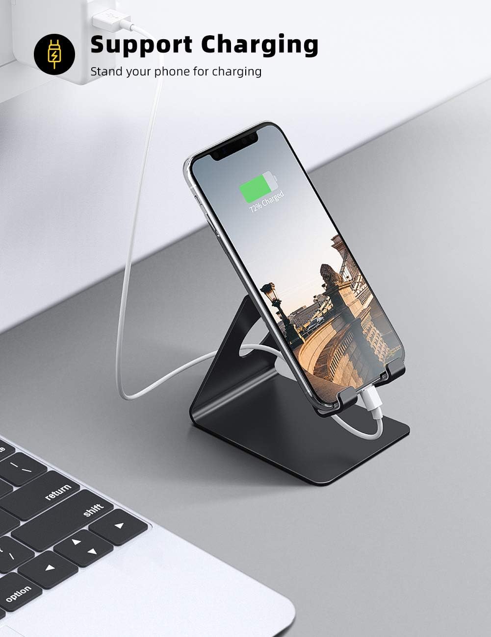 Phone Stand, Phone Dock - Universal Stand,