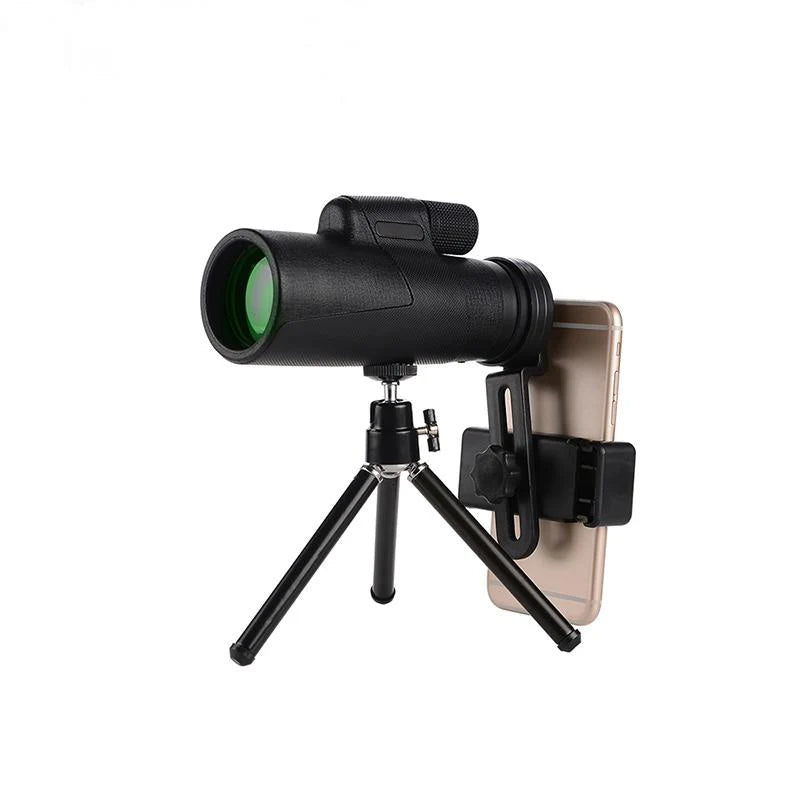 Monocular Telescope with Smartphone Adapter & Tripod