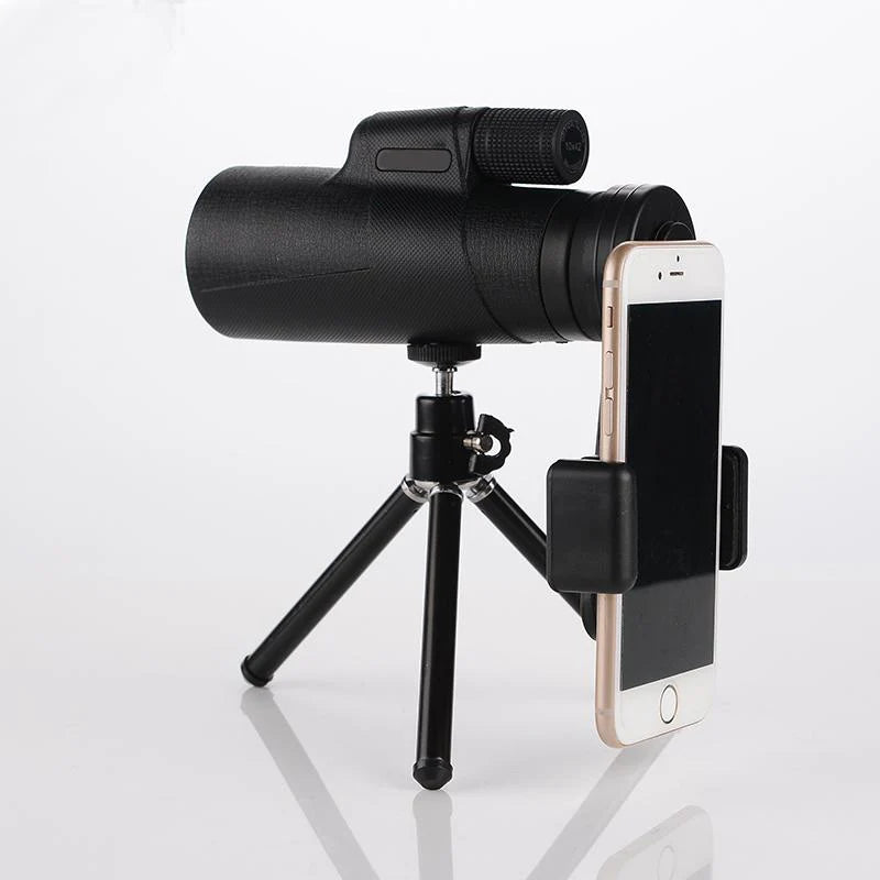 Monocular Telescope with Smartphone Adapter & Tripod