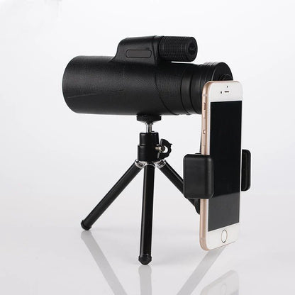 Monocular Telescope with Smartphone Adapter & Tripod